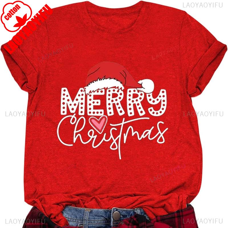 

Womens Christmas Tshirts Funny Womens Tshirts Round Neck Short Sleeve Multiple Graphics Casual Fashion Soft Comfortable S