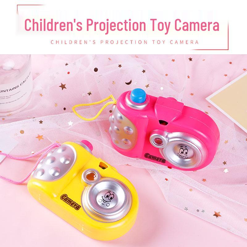 Cartoon Light Projection Camera Toy – Children s Educational Gift 4845
