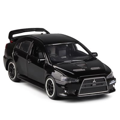 1:32 Mitsubishis JDM Lancer Evo X Open Door With Sound and Light Alloy Toy Car Model Ornaments For Children Gifts