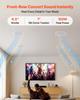Bluetooth Ceiling Speakers, 165.1 mm, In Ceiling & In-Wall Speaker System with Amplifier, 2-Way, for Damp Humid Placement, Home Theater, Covered