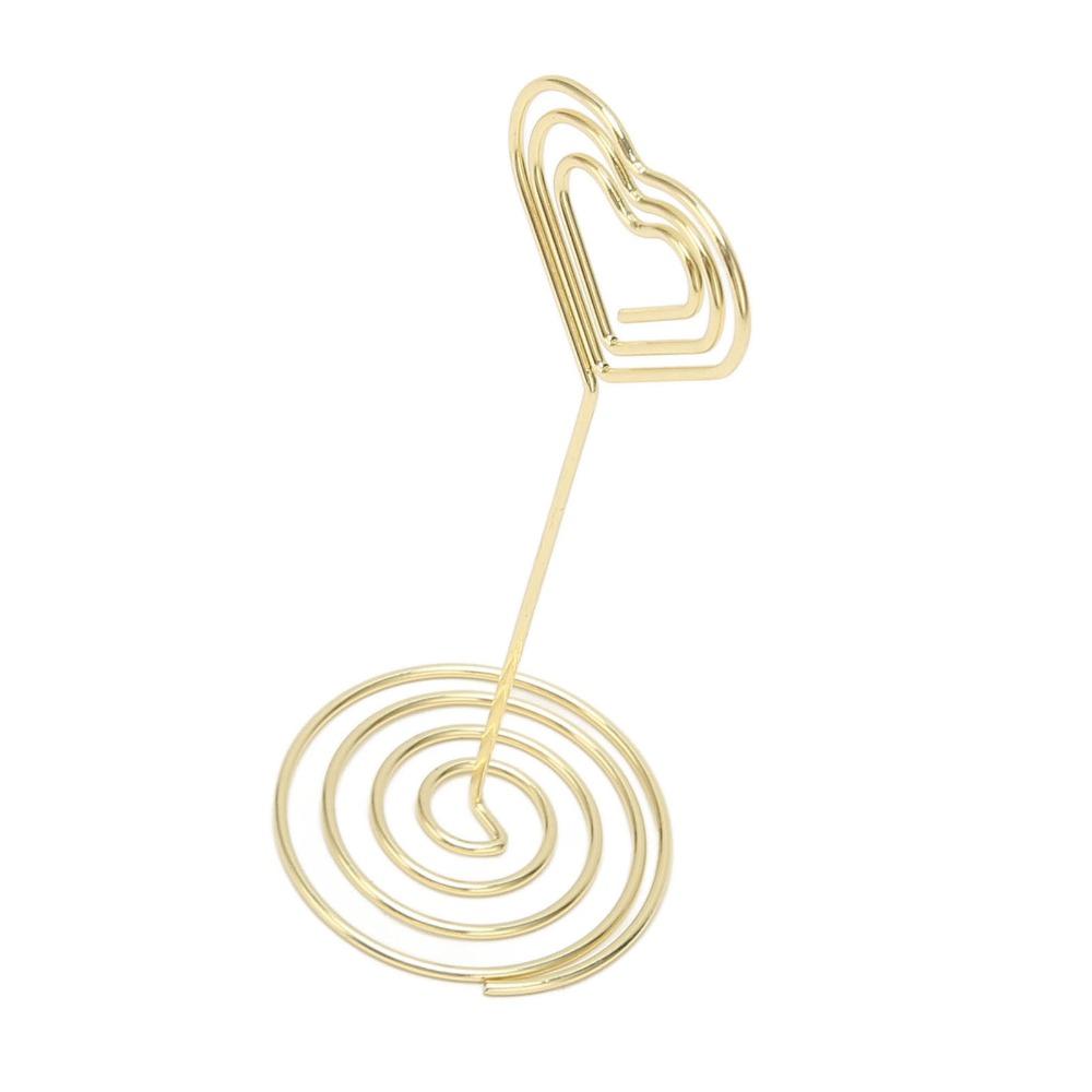 10Pcs Gold /Rose Gold Table Number Stands Stable Base Name Card Holder  Wedding Party