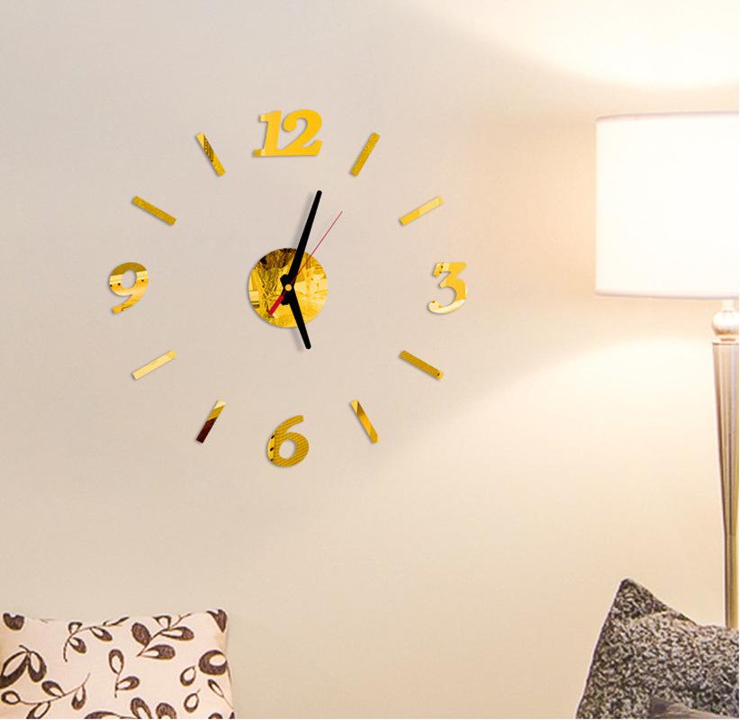3D Acrylic Wall Clock Sticker