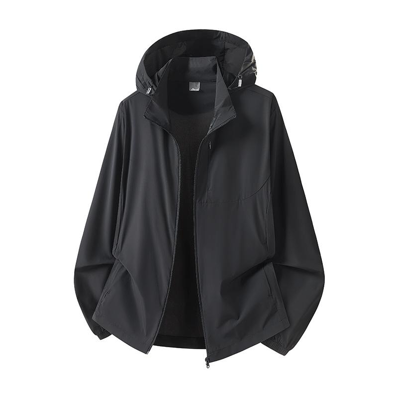 Nylon original yarn new ice silk cool jacket women's sunscreen clothing summer UV protection breathable sunscreen clothing men