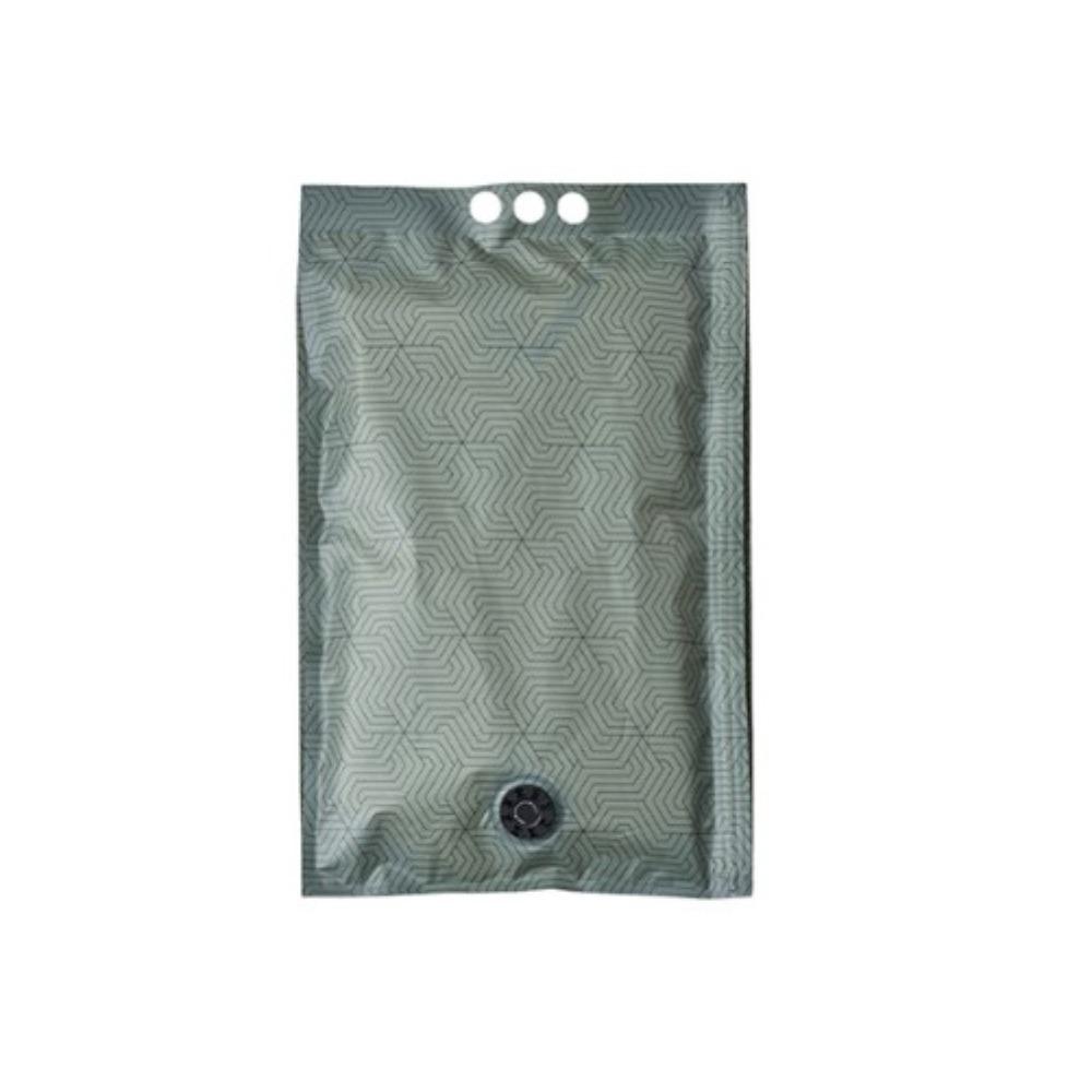 Dustproof Hand Roll Vacuum Bags Reusable Luggage Vacuum Storage Bag  for Travel M-Green A