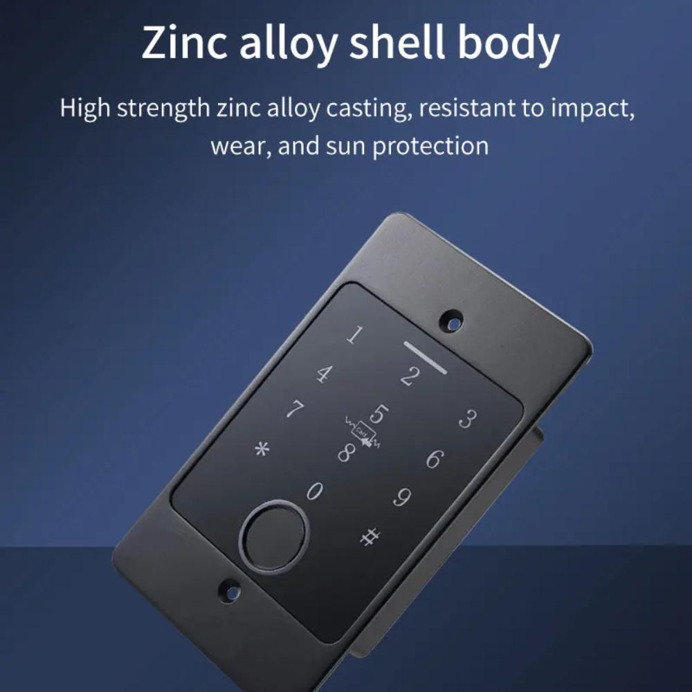 Tuya Wifi Standalone Fingerprint Access Control Keypad Metal Waterproof Backlight Embedded Installation Opener Reader+M70 Box