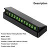 Temporary Parking Number Plate Temporary Parking Phone Number Sign For Dashboard Notification Plate Car Interior Decors Day And