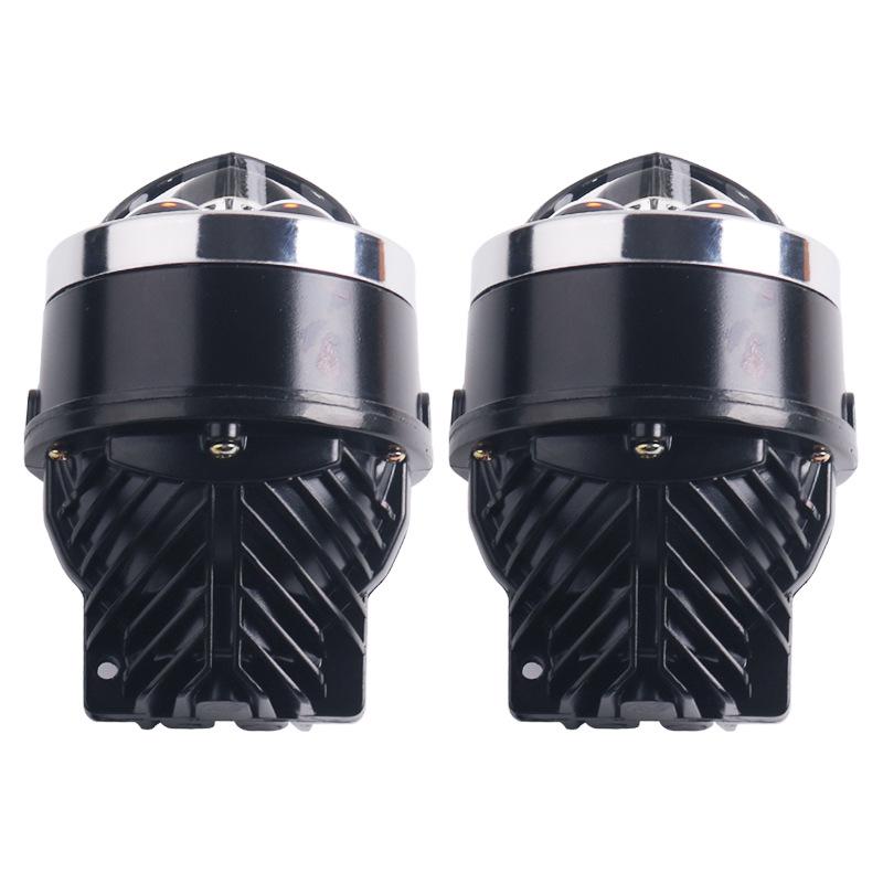 SANVI 3" LED Dual-Eye Fog Light Lens 50W 5500K High/Low Beam Upgrade