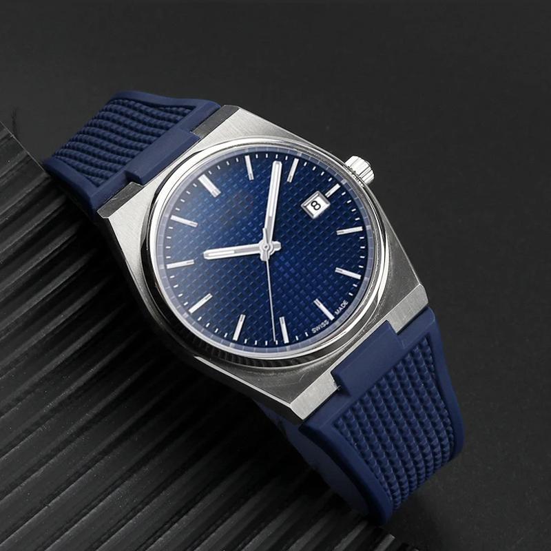 For Tissot PRX rubber strap T137 band Super Player 40mm men's bracelet watch strap T137407 T137410A replace wrist strap 27x12mm