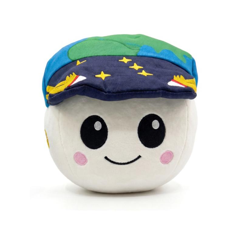 Multicolor Embroidered Hat Plush Toy Set For Kids Collectible Stuffed Soft Dolls With Keychains Waist Waist