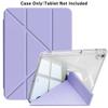 3+Y-fold Flip Clear Cover For iPad 10th 11th Gen 2025 7/8/9 10.2'' Start Case For Air 4 5 6 7 11 For Air 2 9.7 Pro 11 Mini 6 7