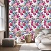 Roses with leaves wallpaper for living room and bedroom 50x1000
