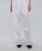 CHICKS Punched Parachute Pants White