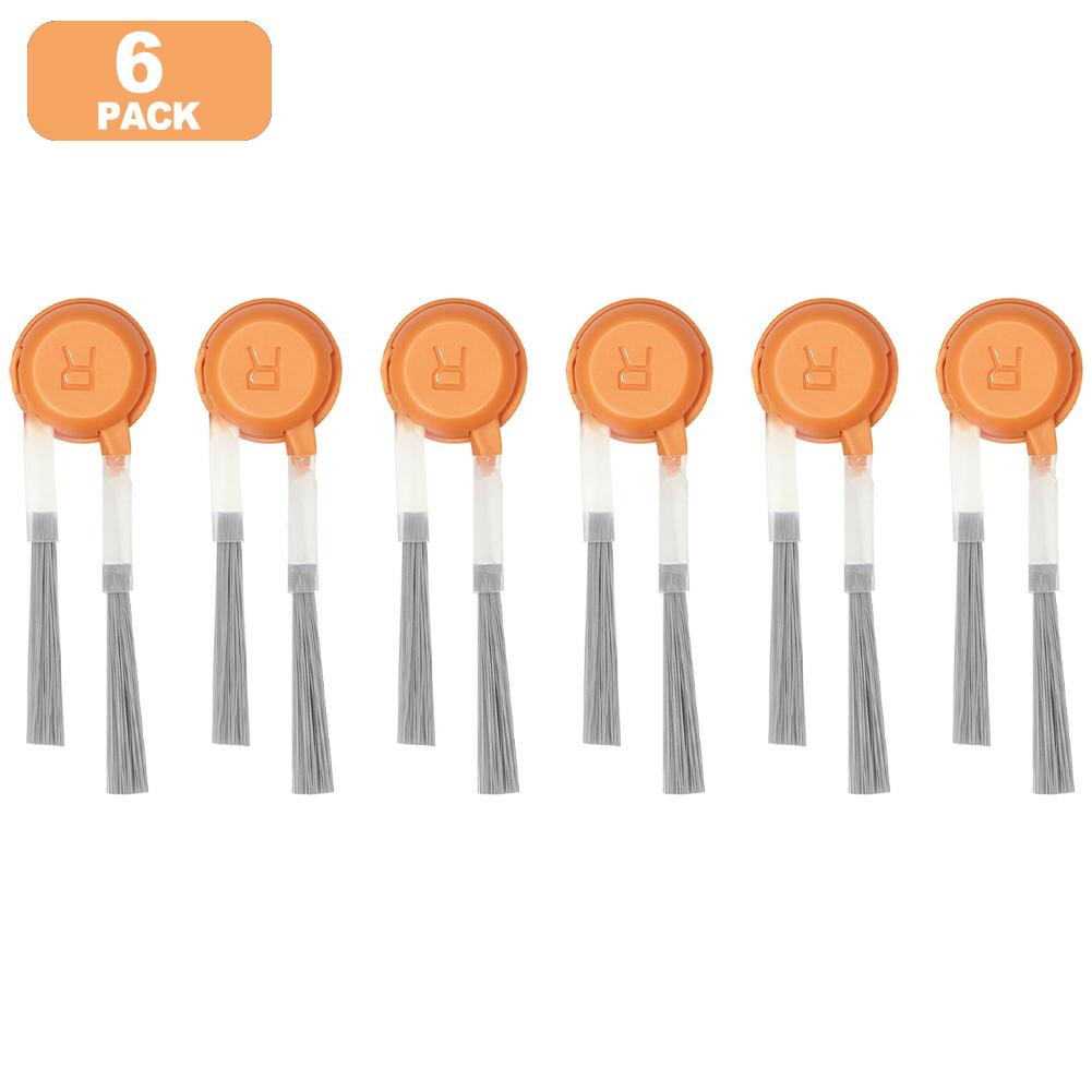 6pcs Side Brushes Side Brush Accessories For NARWAL  For Freo X10 Pro / YJCC027 Robotic Vacuum Cleaner Parts China Mainland