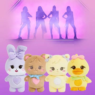 Bambola di peluche rosa Kpop BORN PINK World Tour Peluche Ufficiali Jennie Lisa Rose Jisoo Animali di peluche Kawaii Giocattoli buona qualità