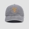 New Hot-selling Printed Washed Retro Printed Baseball Cap Dad Hat Dad Hat Duck Tongue