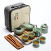 Jiakangming Ge Kiln Portable Kung Fu Tea Set