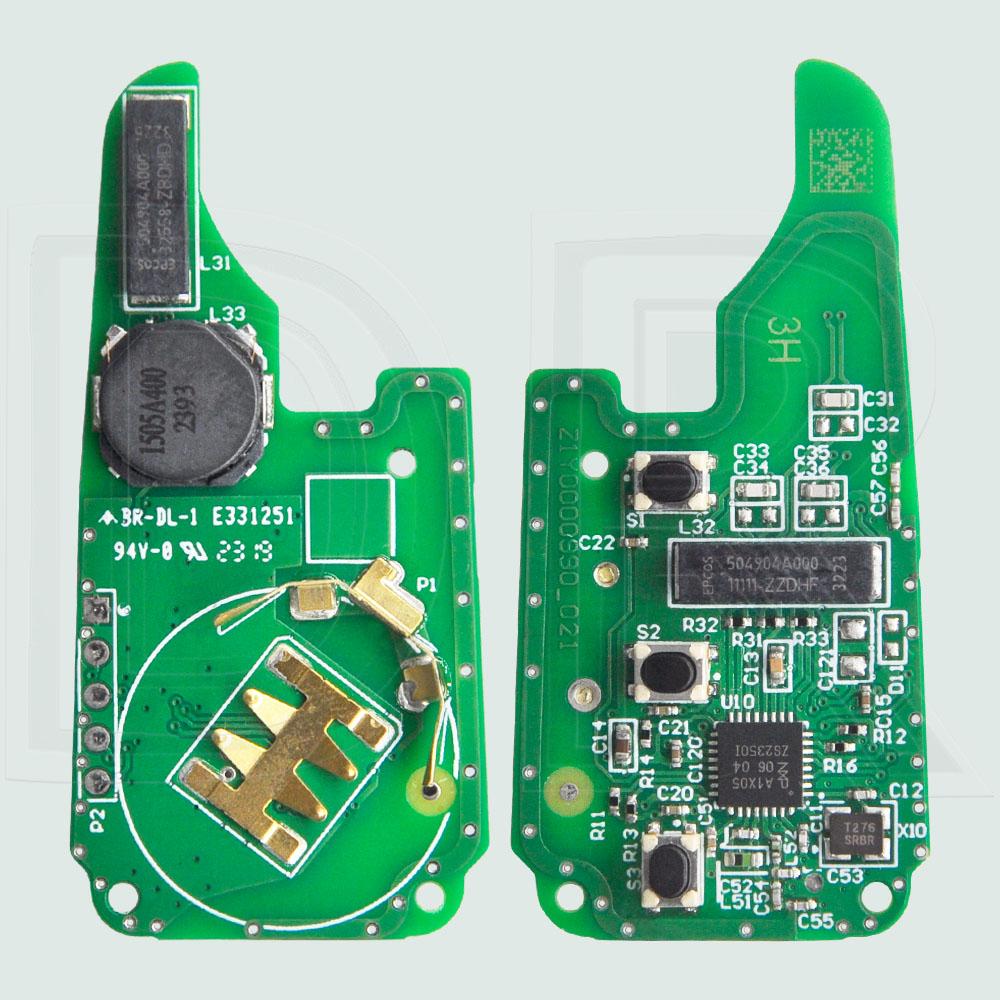 DR Original PCB ID47 PCF7953 Chip 433MHz Keyless Go Car Remote Key For Morris Garage MG MG5 ZS MG6 HS 2017 2018 2019