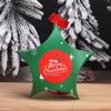 10 Stück, Weihnachtsverpackungsbox in Sternform, Verpackungsbox für Süßigkeiten und Schokolade, Geschenkverpackungsbox zur Dekoration, Keksdose, Weihnachtsfeierbedarf