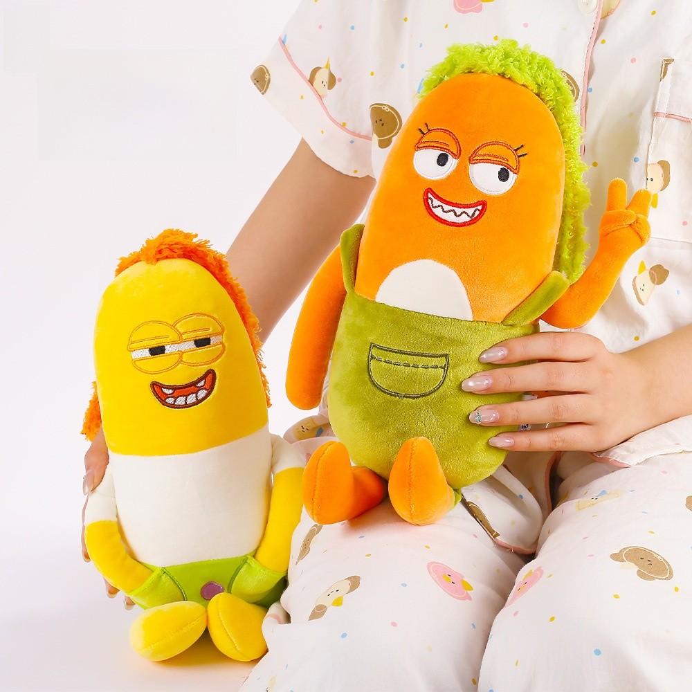 Good Colorful Hair Plush Toy With Clothing For Collectors And Gifts