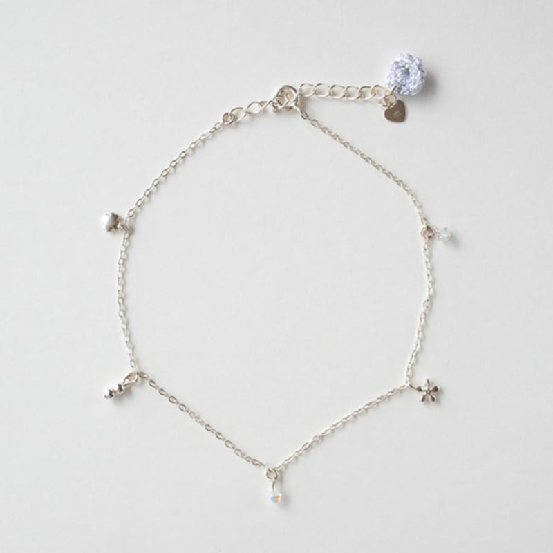 MERRYMOTIVE [Silver] Shining moment anklet