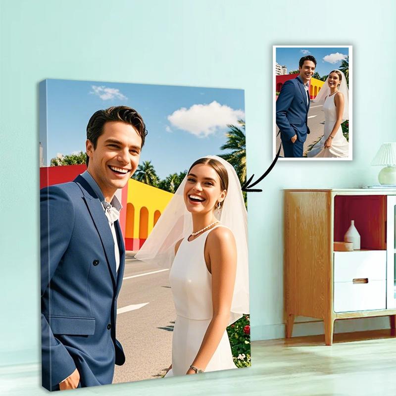 Personalisierte Rahmenlose Heimwanddeko,Jubiläen,Familienfotos,Landschaftskunst,Benutzerdefinierte Drucke von Film-, Anime- und Musikbildern,HD-Aufkleber
