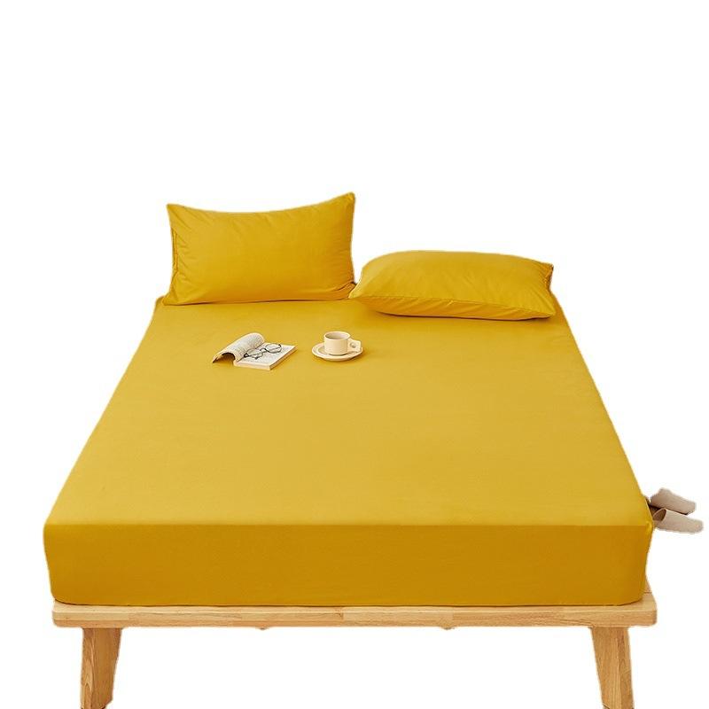 New Skin Friendly and Non Printed Style Bed Sheet, Solid Color, Simple and Dust-proof Bed Cover, Ximengsi Bed Protective Cover Hair