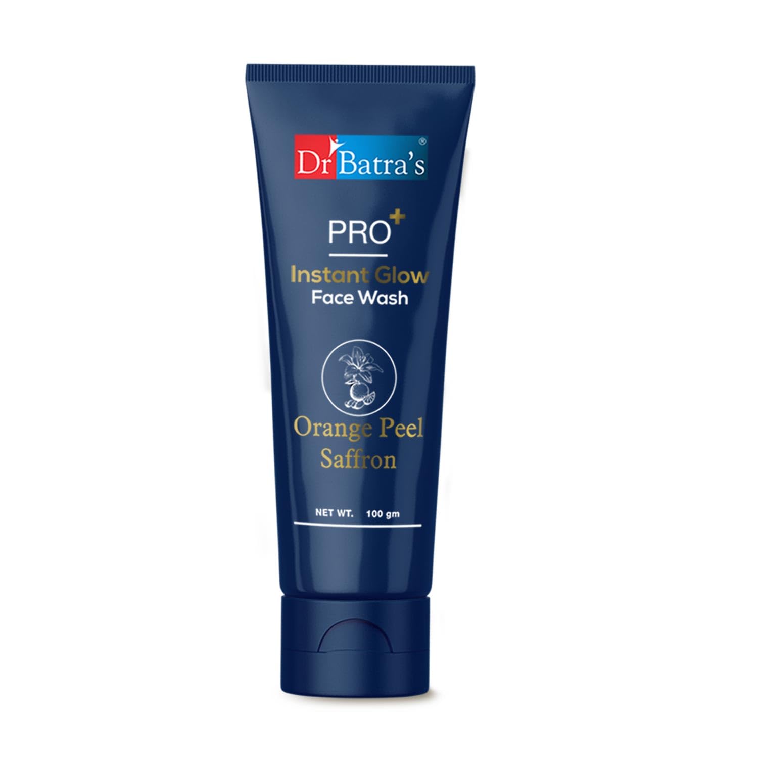 Dr Batra s PRO+ Instant Glow Face Wash 100 g | Deep Clean, Rejuvenate & Natural Glow For Men and Women