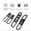 4x Car Window Lift Switch Button Panel Cover Trim Frame for Jeep Renegade 2016+