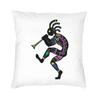 Fashion Kokopelli The Flute Player Throw Pillow Case Home Decorative Aboriginal Tribal Pattern Cushion Cover 40x40 Pillowcover
