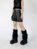 1 Pair Plush Leg Warmers for Y2k Style Party and Stage Performance, Autumn and Winter