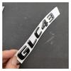 Yzw6688 3D ABS Chrome Black Car Rear Trunk Badge Sticker Logo GLC 43 BITURBO
