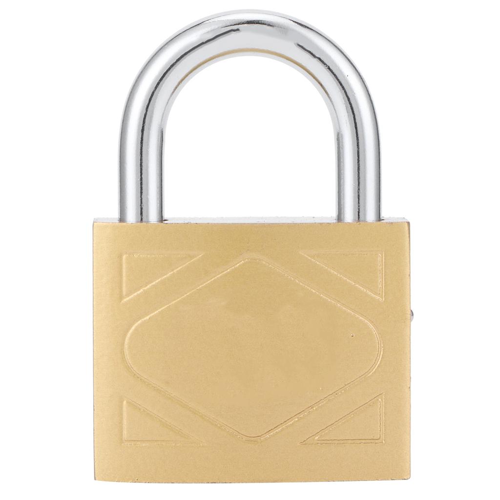 Lacăt de exterior pentru uz casnic cu 3 chei Lacăt din fier de alamă de grosime medie pentru ușă dulap(50mm )