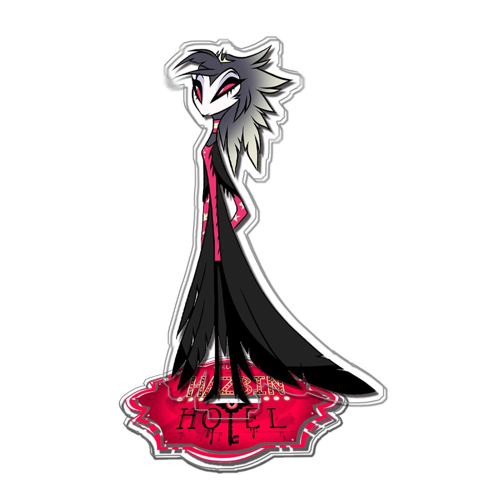 Hazbin Hotel Alastor Angel Dust Charlie Octavia Stella Standee Anime Game Collection Acrylic Material DIY Desktop Decoration Toy