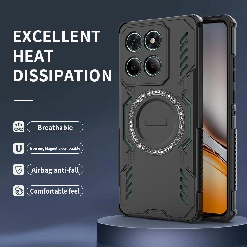 Case for Motorola Moto Edge 60 50 Fusion Magsafe Cover for For Moto Edge 50 Pro 40 Neo Magnetic Wireless Charge Shockproof Case