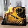 Guitar Blanket Soft Warm Cozy Perfect for Sofa Office Office Chair for All Occasions Modern Unique Gift for Family and Friends Camping