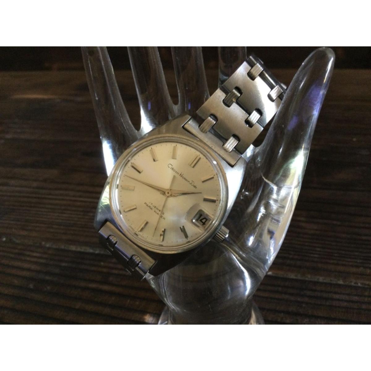 Used Good condition Antique Citizen/Homer Date/Hand-wound (mechanical watch) Made in 1965