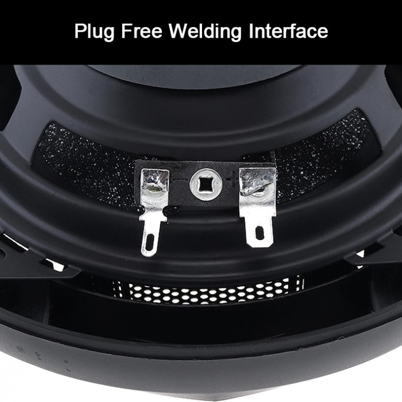 2pcs 4/5/6 Inch Car Speakers 4 Way Subwoofer Car Audio Music Stereo Full Range Frequency Coaxial Hifi Automotive Speaker