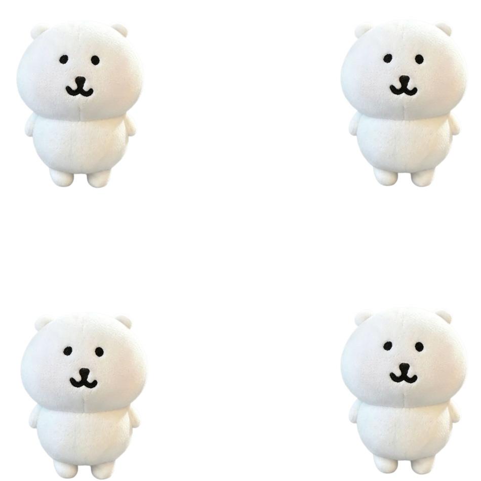 2026/Self Mocking Bear Plush Keychain Cute Hanging Ornament Kawaii Cartoon Doll For Bags Backpack Car Keys Funny Gift Idea