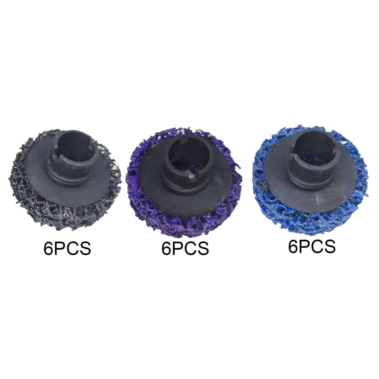 

6Pcs Brake Hub Cleaning Discs Multiuse Sanding Pads Rust Removal Wheel Hub Tool for Automobile Drum Truck Rotor Trailer Black