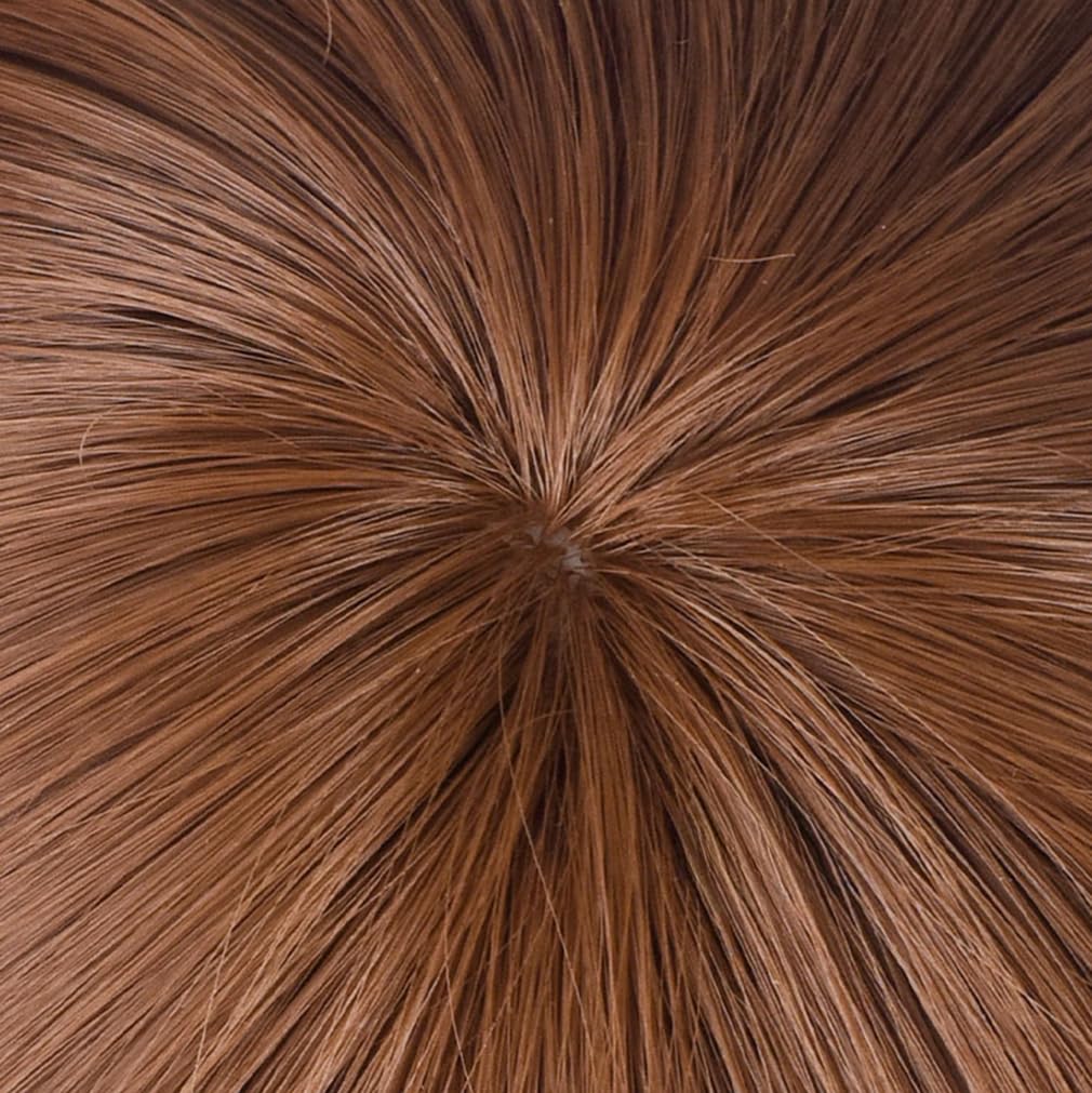 LAOBAO Light Yagami Cosplay Bob Brown Disguise Costume Halloween Costume Wig, Wig, Heat-Resistant, Wig, Accessory, (Light Yagami)