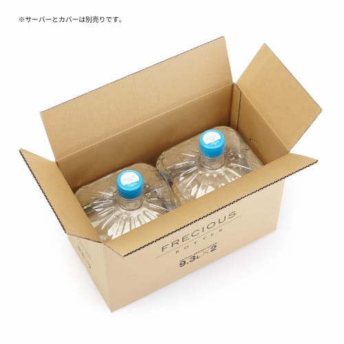 FRECIOUS Fuji Natural Mineral Water Bottle with Vanadium, 9.3L x 2, for Water Servers [PFAS-Free]