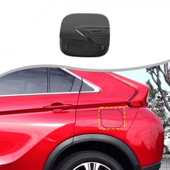 Декоративная накладка на крышку бака ABS с рисунком под карбон для Mitsubishi Eclipse Cross 2018-23