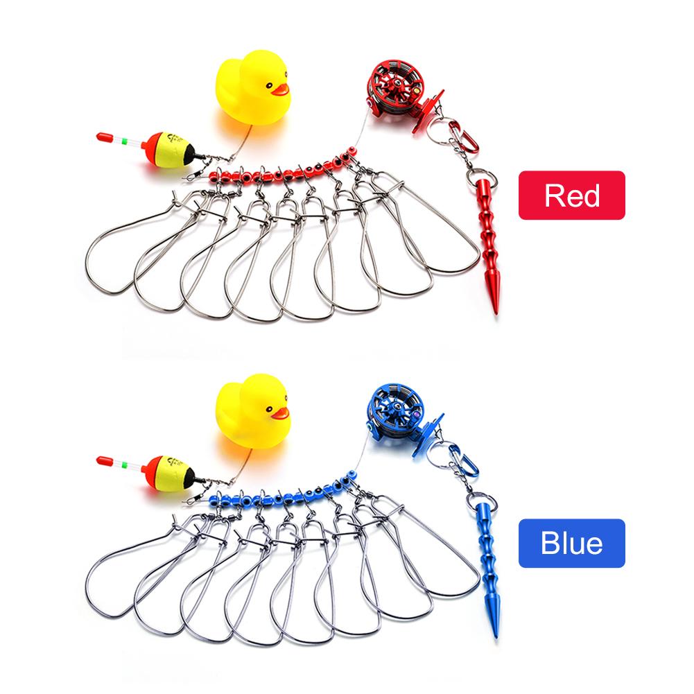 Buy Stainless Steel Fishing Buckle Lock Set Live Fishing Lock Belt ...
