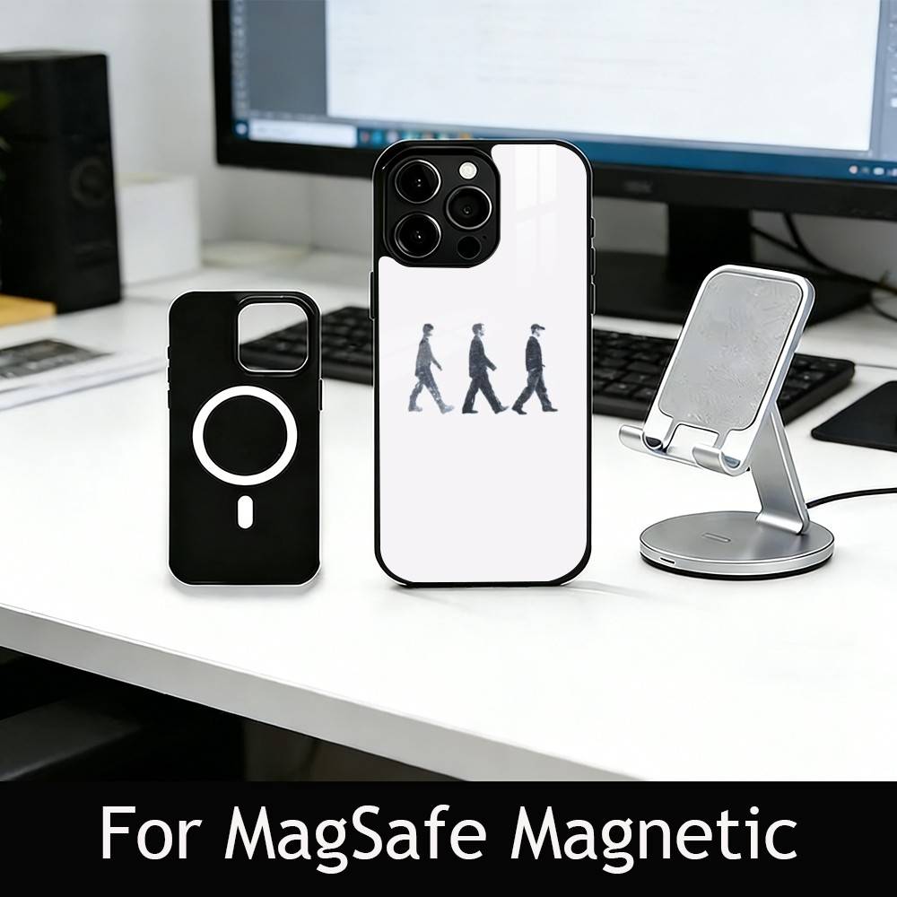 

W-Wave To Earth S-Summer Flows Phone Case For iPhone17,16,15,14,13,12,11 Plus,Pro Magnetic For Magsafe Wireless Charging iPhone15PROMAX