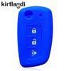 Silicone Key Cover Case for Nissan Sunny Juke Cefiro A32 Kashkay J11 Qashqai Switch X-trail 3 Button Car Key Case Shell