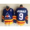 NHL Team Ice Hockey Jersey Long Sleeve Sport Shirt Philadelphia Flyers Colorado Avalanche Toronto Maple Leafs Quebec Nordiques