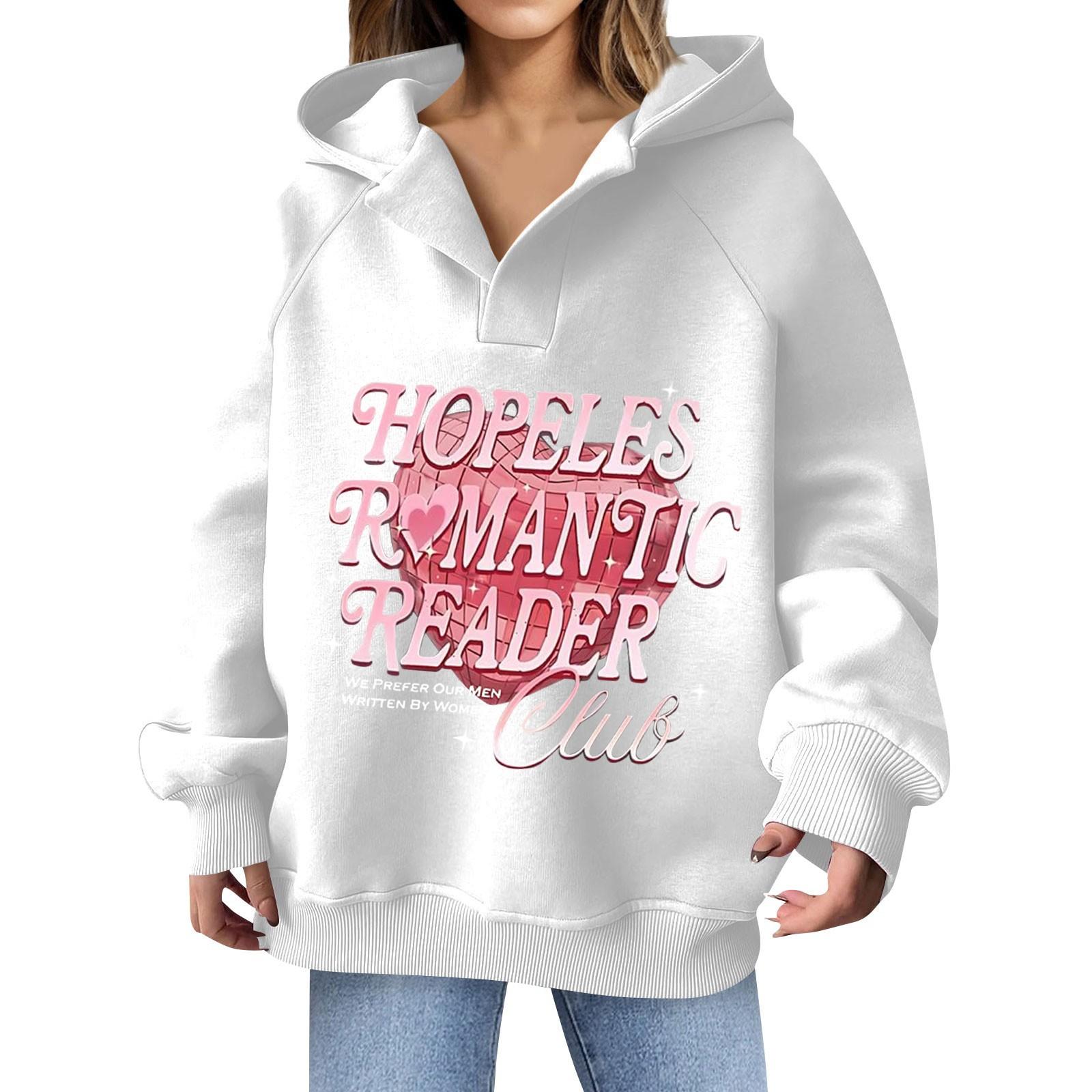 

Женская толстовка с длинным рукавом и круглым вырезом, повседневная, с капюшоном и карманом S белый