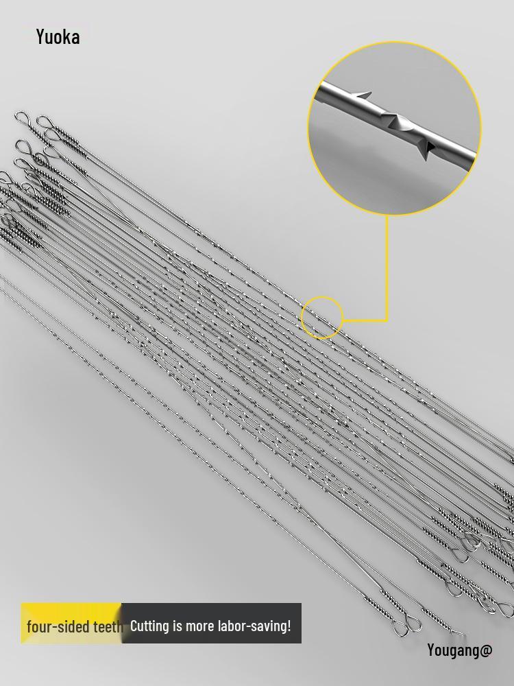 300mm Fine Tooth Steel Fret Saw Blade for DIY Woodworking & Small Curves