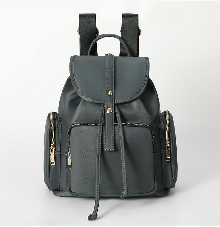 

Женский универсальный нейлоновый водонепроницаемый дорожный рюкзак с клапаном и кулиской