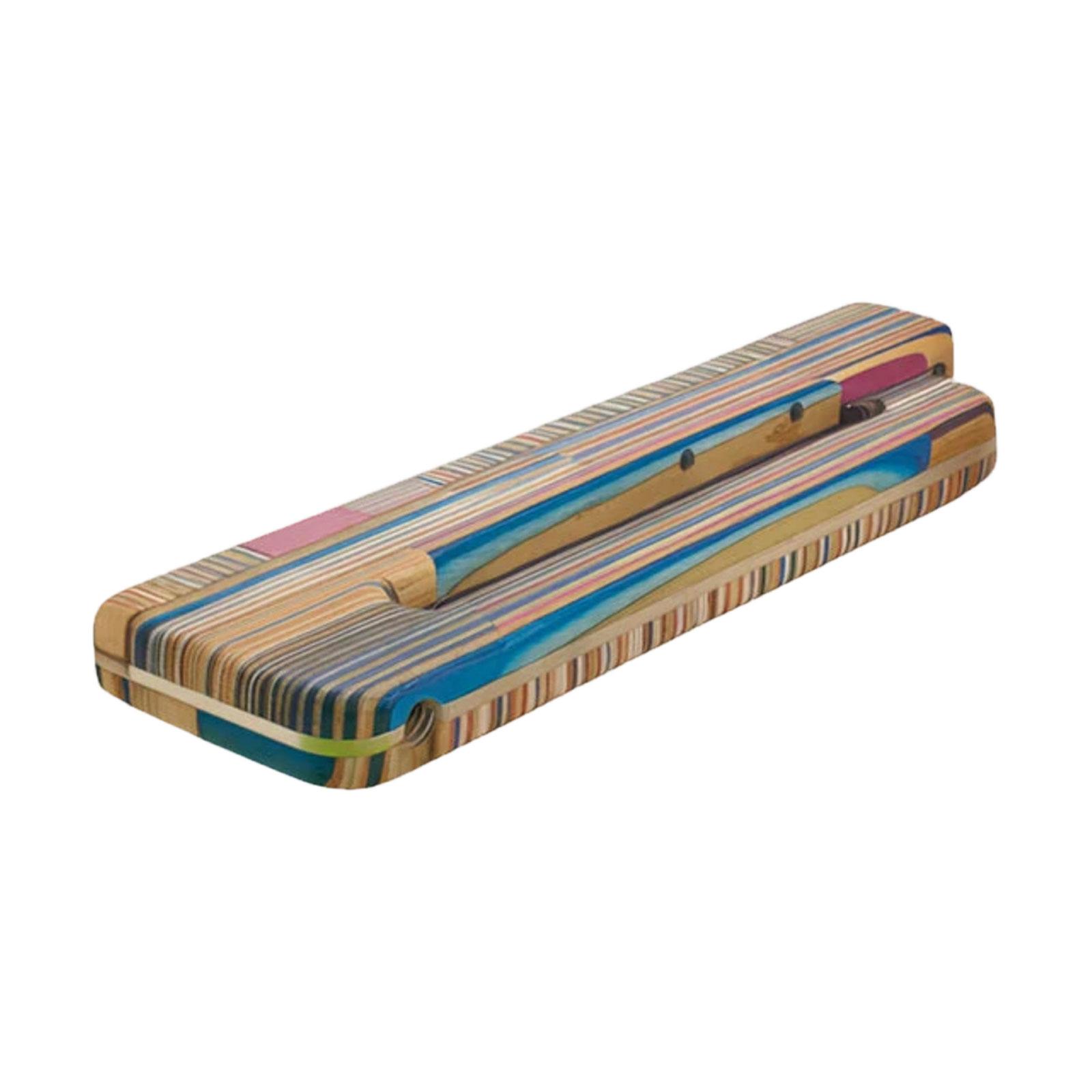 

Wall Mounted Skateboard Rack Multi Layered Wooden Organizer for Home and Office Storage Display Stand One Size